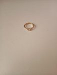 white heart ring