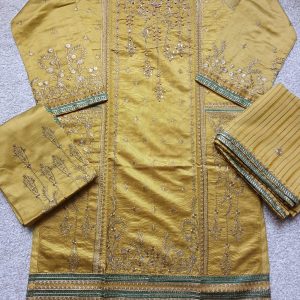 3 piece embroided Eid suit
